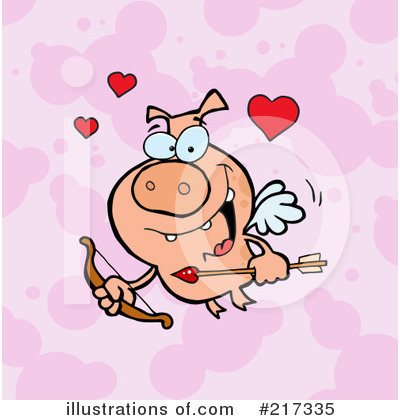 Royalty-Free (RF) Cupid Clipart Illustration by Hit Toon - Stock Sample #217335
