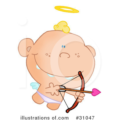 Royalty-Free (RF) Cupid Clipart Illustration by Hit Toon - Stock Sample #31047