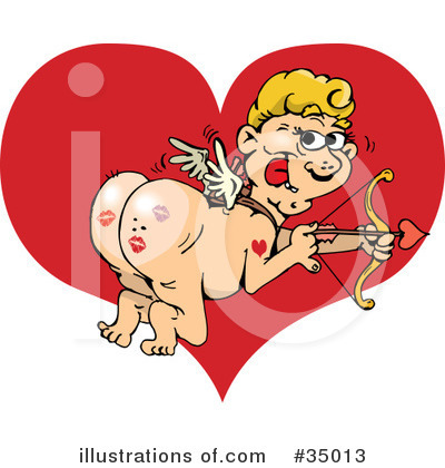 Cupid Clipart #35013 by Dennis Holmes Designs