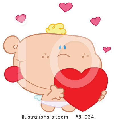 Royalty-Free (RF) Cupid Clipart Illustration by Hit Toon - Stock Sample #81934