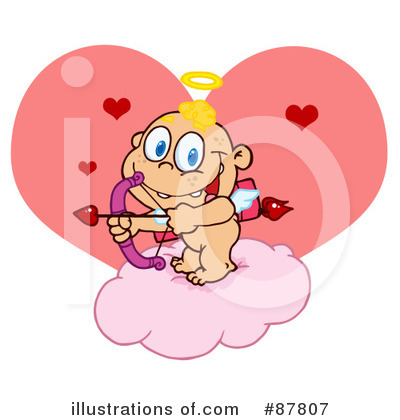 Royalty-Free (RF) Cupid Clipart Illustration by Hit Toon - Stock Sample #87807