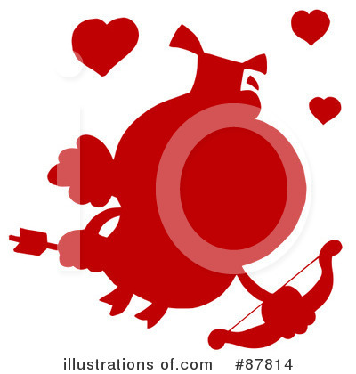 Royalty-Free (RF) Cupid Clipart Illustration by Hit Toon - Stock Sample #87814