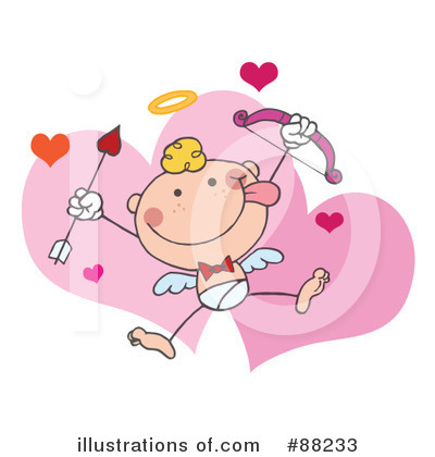 Royalty-Free (RF) Cupid Clipart Illustration by Hit Toon - Stock Sample #88233