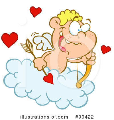 Royalty-Free (RF) Cupid Clipart Illustration by Hit Toon - Stock Sample #90422
