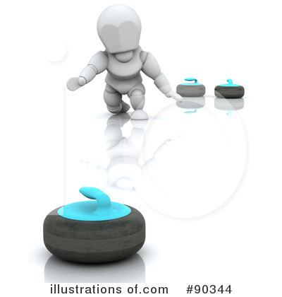 Royalty-Free (RF) Curling Clipart Illustration by KJ Pargeter - Stock Sample #90344