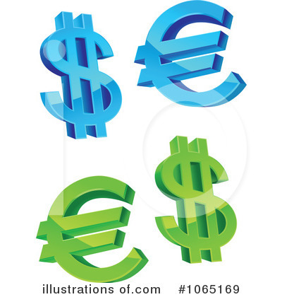 Euro Symbol Clipart #1065169 by Vector Tradition SM