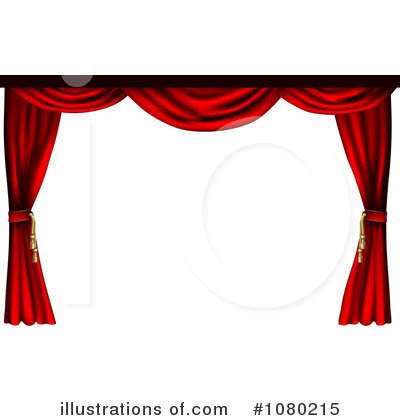 Curtains Clipart #1080215 by AtStockIllustration