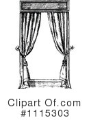Curtains Clipart #1115303 by Prawny Vintage