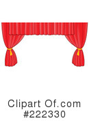 Curtains Clipart #222330 by visekart