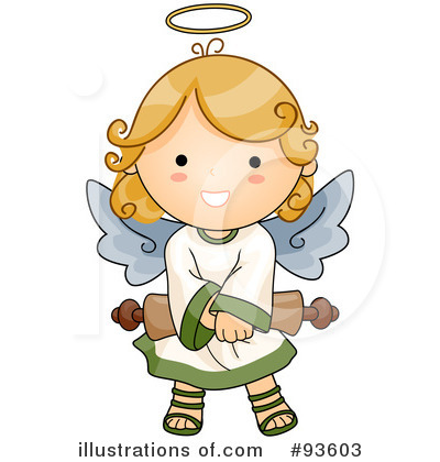 Royalty-Free (RF) Cute Angel Clipart Illustration by BNP Design Studio - Stock Sample #93603