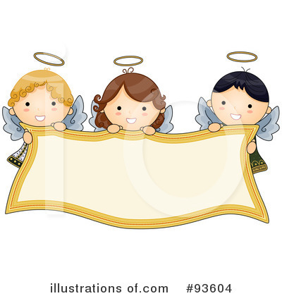 Royalty-Free (RF) Cute Angel Clipart Illustration by BNP Design Studio - Stock Sample #93604
