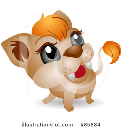 Royalty-Free (RF) Cute Animal Clipart Illustration by BNP Design Studio - Stock Sample #85884