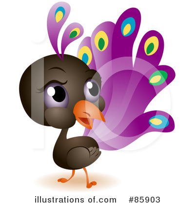 Peacock Clipart #85903 by BNP Design Studio