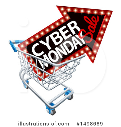 Royalty-Free (RF) Cyber Monday Clipart Illustration by AtStockIllustration - Stock Sample #1498669
