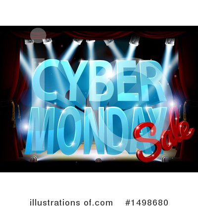 Royalty-Free (RF) Cyber Monday Clipart Illustration by AtStockIllustration - Stock Sample #1498680