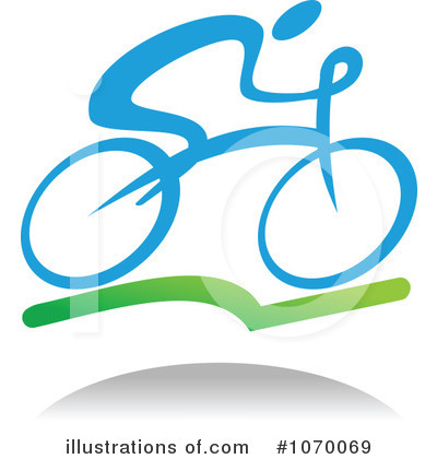 Cyclist Clipart #1070069 by Vector Tradition SM