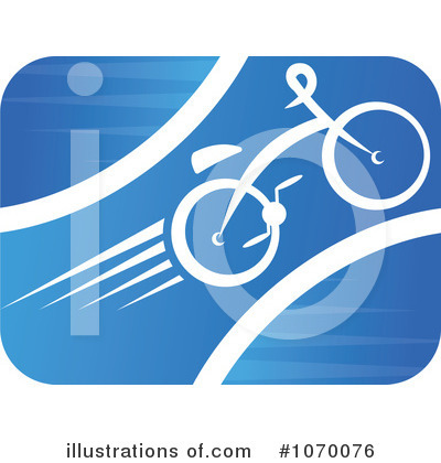 Cyclist Clipart #1070076 by Vector Tradition SM