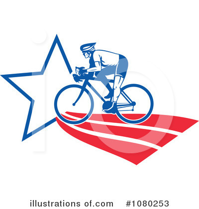 Cyclist Clipart #1080253 by patrimonio