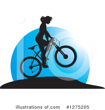 Royalty-Free (RF) Cycling Clipart Illustration by Lal Perera - Stock Sample #1275205