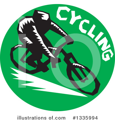 Royalty-Free (RF) Cycling Clipart Illustration by patrimonio - Stock Sample #1335994