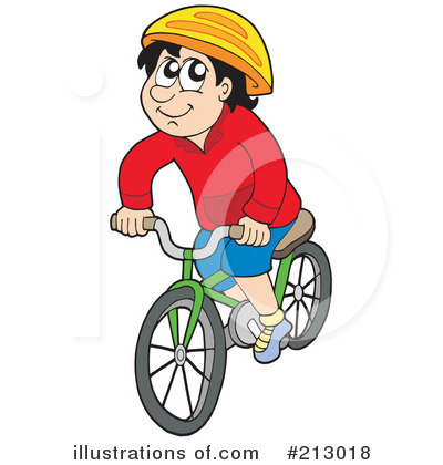 Royalty-Free (RF) Cycling Clipart Illustration by visekart - Stock Sample #213018