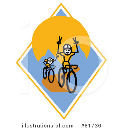Cyclist Clipart #81736 by Andy Nortnik