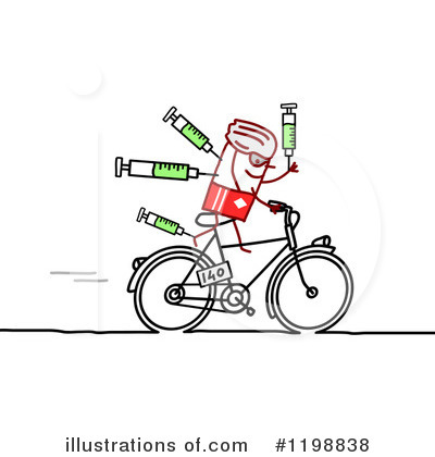 Cyclist Clipart #1198838 by NL shop