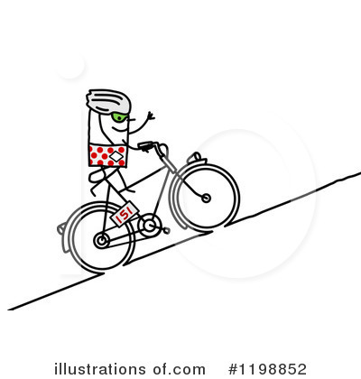 Cyclist Clipart #1198852 by NL shop