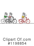 Cyclist Clipart #1198854 by NL shop