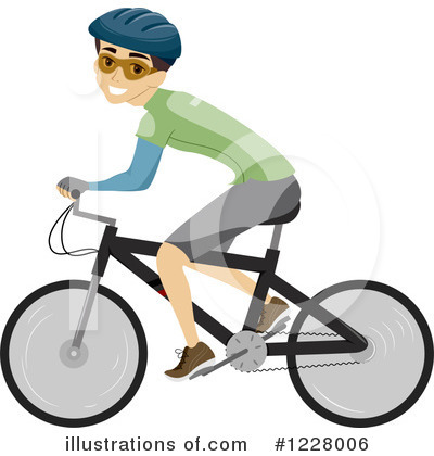 Cyclist Clipart #1228006 by BNP Design Studio
