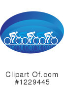 Cyclist Clipart #1229445 by Vector Tradition SM