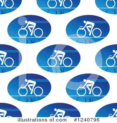 Cyclist Clipart #1240796 by Vector Tradition SM