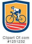Cyclist Clipart #1251232 by patrimonio