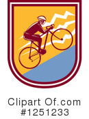 Cyclist Clipart #1251233 by patrimonio