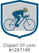 Cyclist Clipart #1257185 by patrimonio