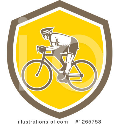 Royalty-Free (RF) Cyclist Clipart Illustration by patrimonio - Stock Sample #1265753