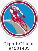 Cyclist Clipart #1281485 by patrimonio