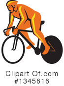 Cyclist Clipart #1345616 by patrimonio