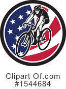 Cyclist Clipart #1544684 by patrimonio