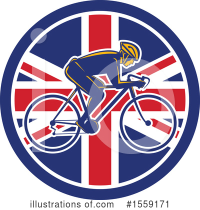 Cyclist Clipart #1559171 by patrimonio