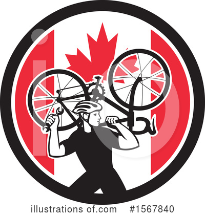 Royalty-Free (RF) Cyclist Clipart Illustration by patrimonio - Stock Sample #1567840