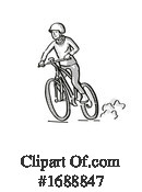 Cyclist Clipart #1688847 by patrimonio