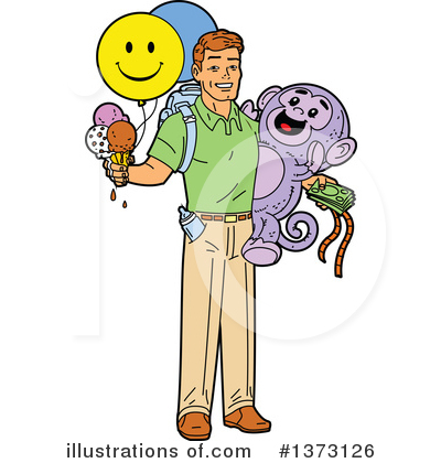 Royalty-Free (RF) Dad Clipart Illustration by Clip Art Mascots - Stock Sample #1373126