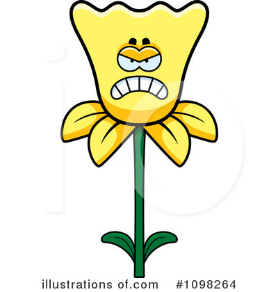 Royalty-Free (RF) Daffodil Clipart Illustration by Cory Thoman - Stock Sample #1098264