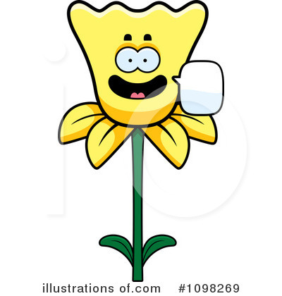 Daffodils Clipart #1098269 by Cory Thoman