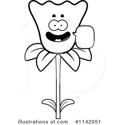 Royalty-Free (RF) Daffodil Clipart Illustration by Cory Thoman - Stock Sample #1142051