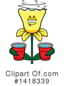 Daffodil Clipart #1418339 by Cory Thoman