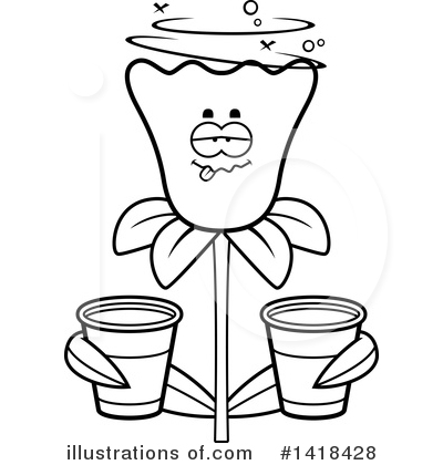 Royalty-Free (RF) Daffodil Clipart Illustration by Cory Thoman - Stock Sample #1418428