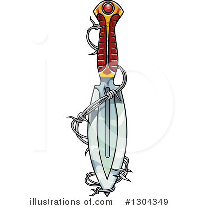 Knife Clipart #1304349 by Vector Tradition SM