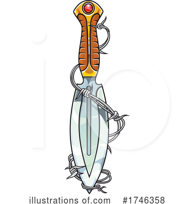 Dagger Clipart #1746358 by Vector Tradition SM